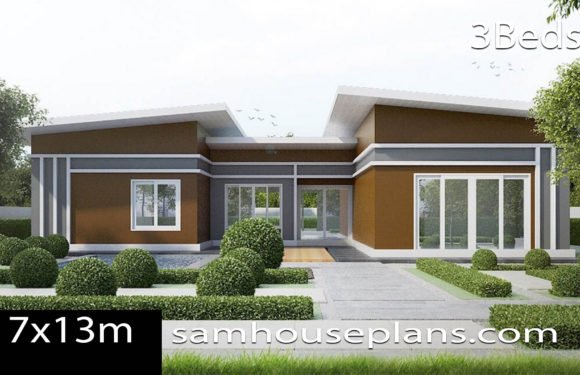 House Plans Idea 17×13 with 3 Bedrooms